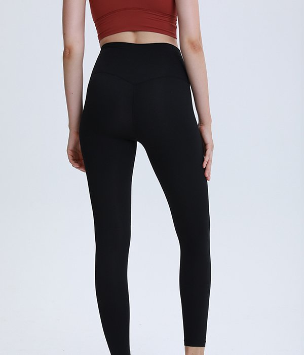 High Rise Joggers and No Front Seam Gym Yoga Pants - Image 7