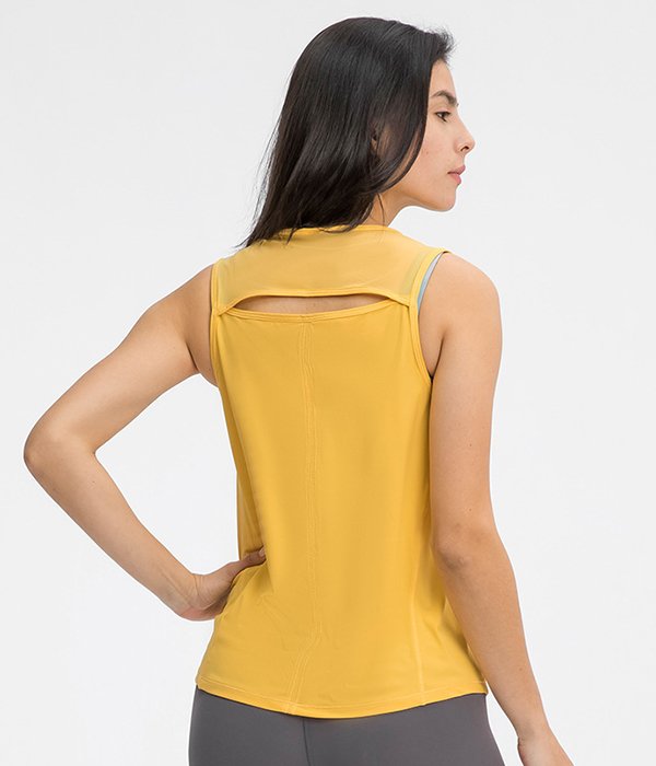 Open Back Crop Top Design Anti-Sweat Tank Top - Image 7