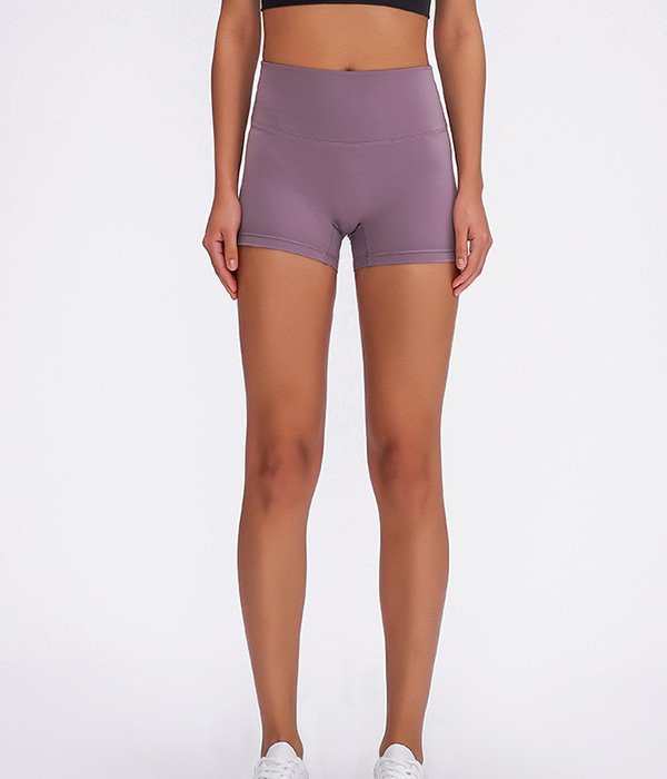 High waisted hip lift yoga shorts - Image 13
