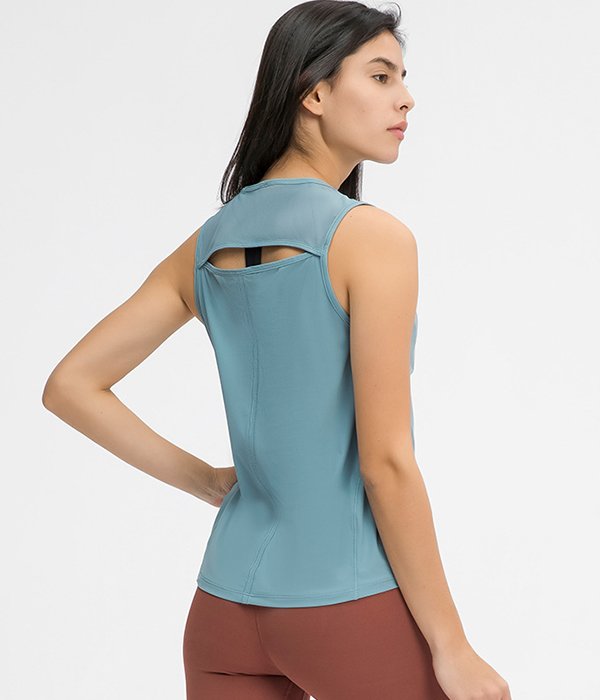 Open Back Crop Top Design Anti-Sweat Tank Top - Image 11