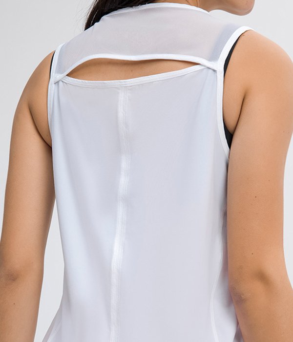 Open Back Crop Top Design Anti-Sweat Tank Top - Image 24