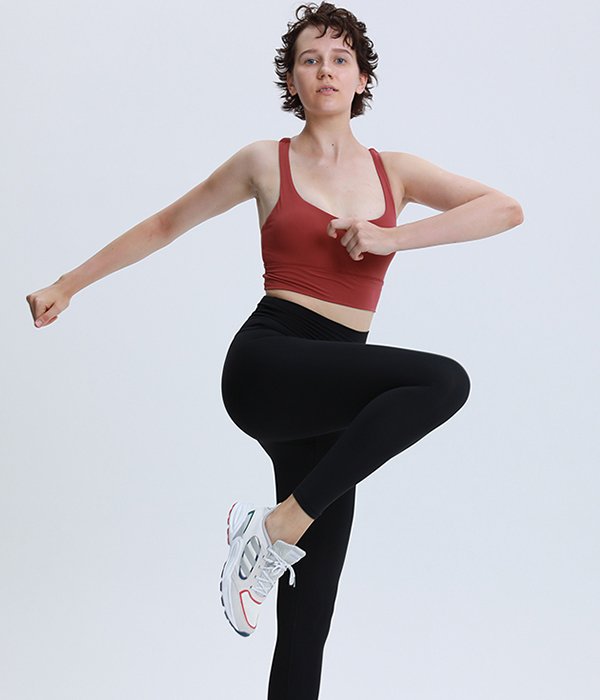 High Rise Joggers and No Front Seam Gym Yoga Pants - Image 9