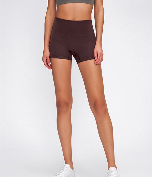 High waisted hip lift yoga shorts - Image 23