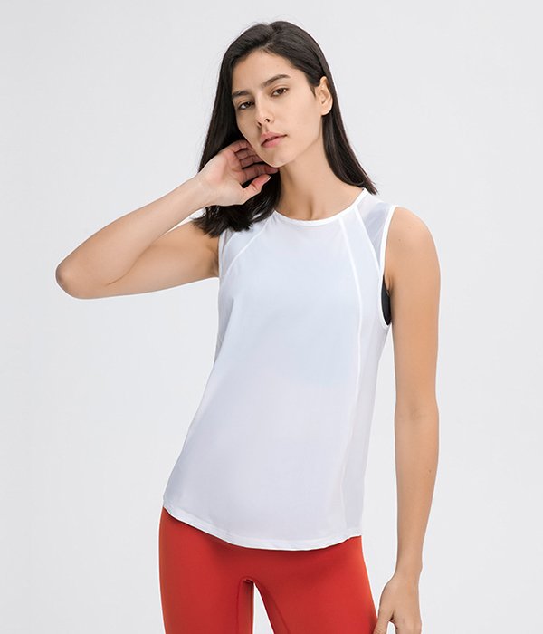 Open Back Crop Top Design Anti-Sweat Tank Top - Image 21