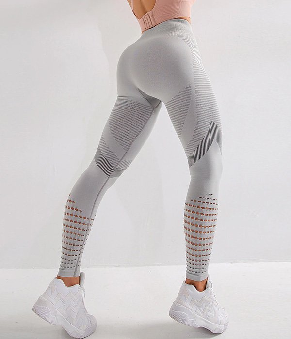Women's Tummy Control High Waist Gym Yoga Pants - Image 5