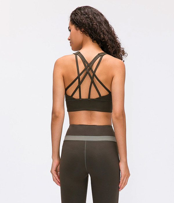 Shockproof Padded Anti-Sweat Sports Bra - Image 8