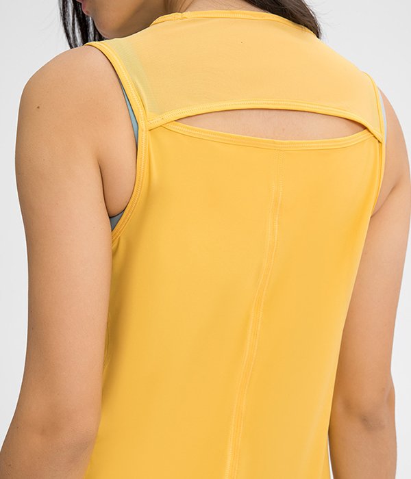Open Back Crop Top Design Anti-Sweat Tank Top - Image 9