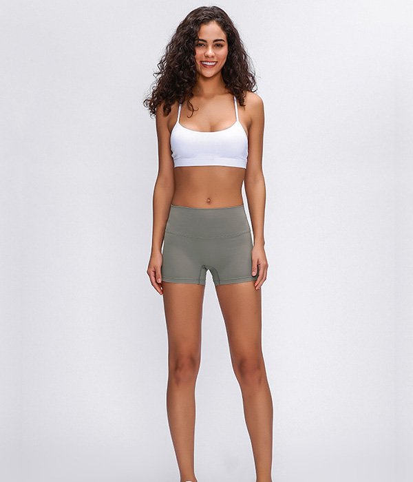 High waisted hip lift yoga shorts - Image 12