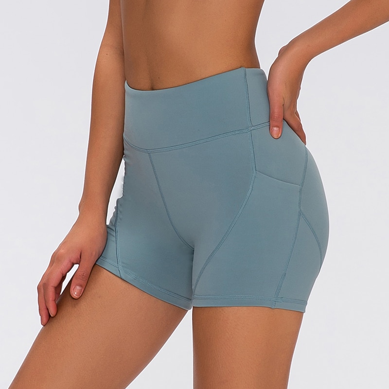 High Waisted camel toe proof workout shorts