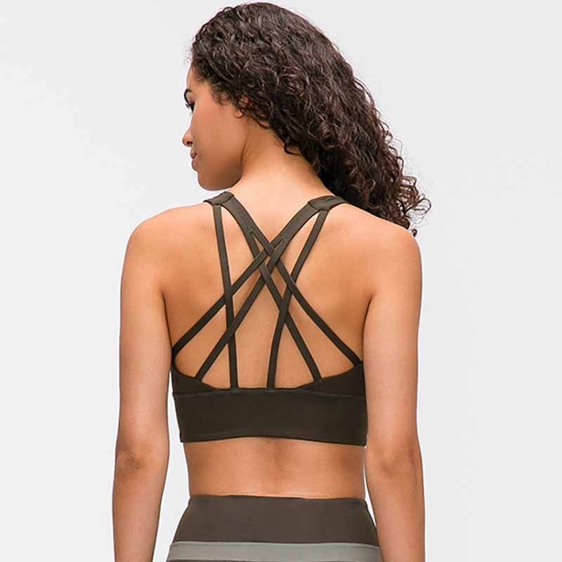 Shockproof Padded Anti-Sweat Sports Bra - Image 3