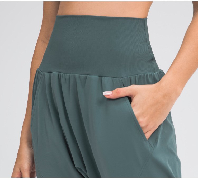 Leisure fit Tummy Control Waist Compression Lounge Jogger Leggings with Pockets - Image 12