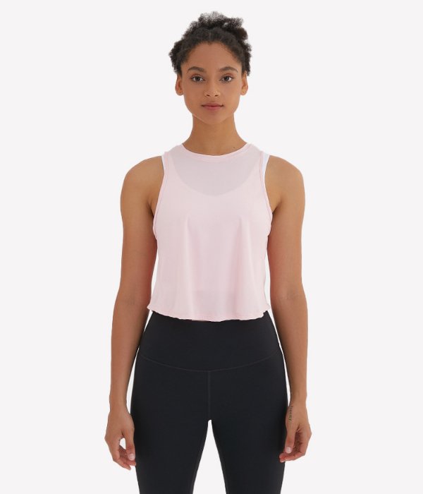 Pleated Athletic High Neck Workout Crop Top