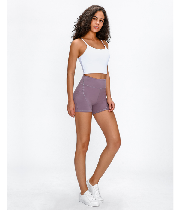 High Waisted camel toe proof workout shorts