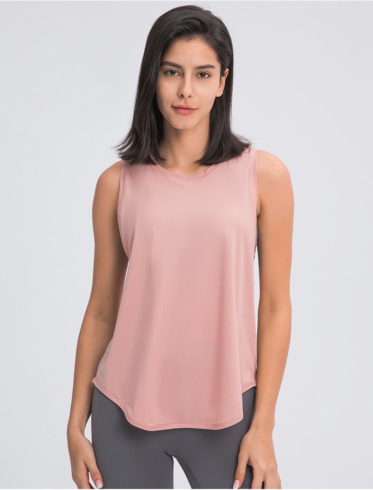 Athletic Loose Crop Top with Back Mesh - Image 19