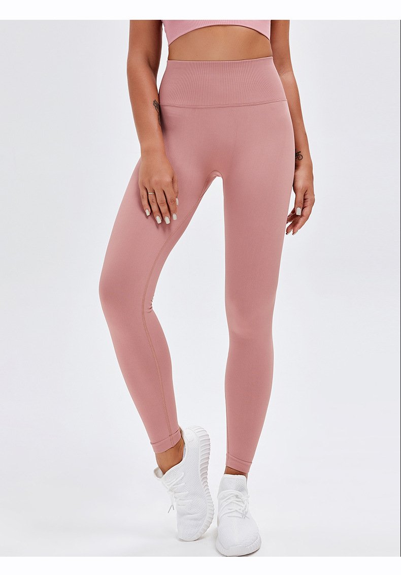 Seamless Compression Leggings with Scrunch Butt and Tummy Control High Waist - Image 22