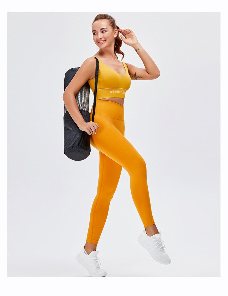 Seamless Compression Leggings with Scrunch Butt and Tummy Control High Waist - Image 20