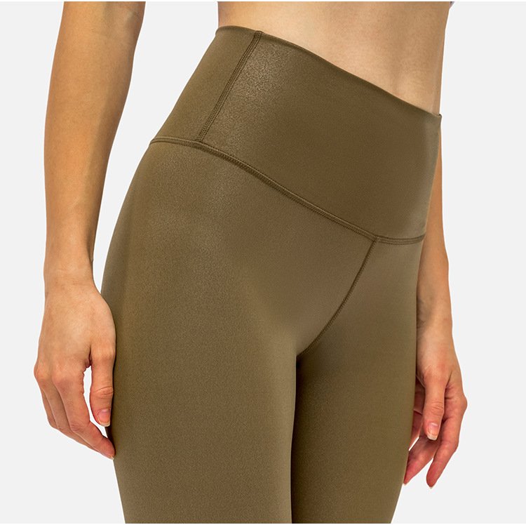 Liquid Shine High Waist Compression Tights Leggings - Image 31