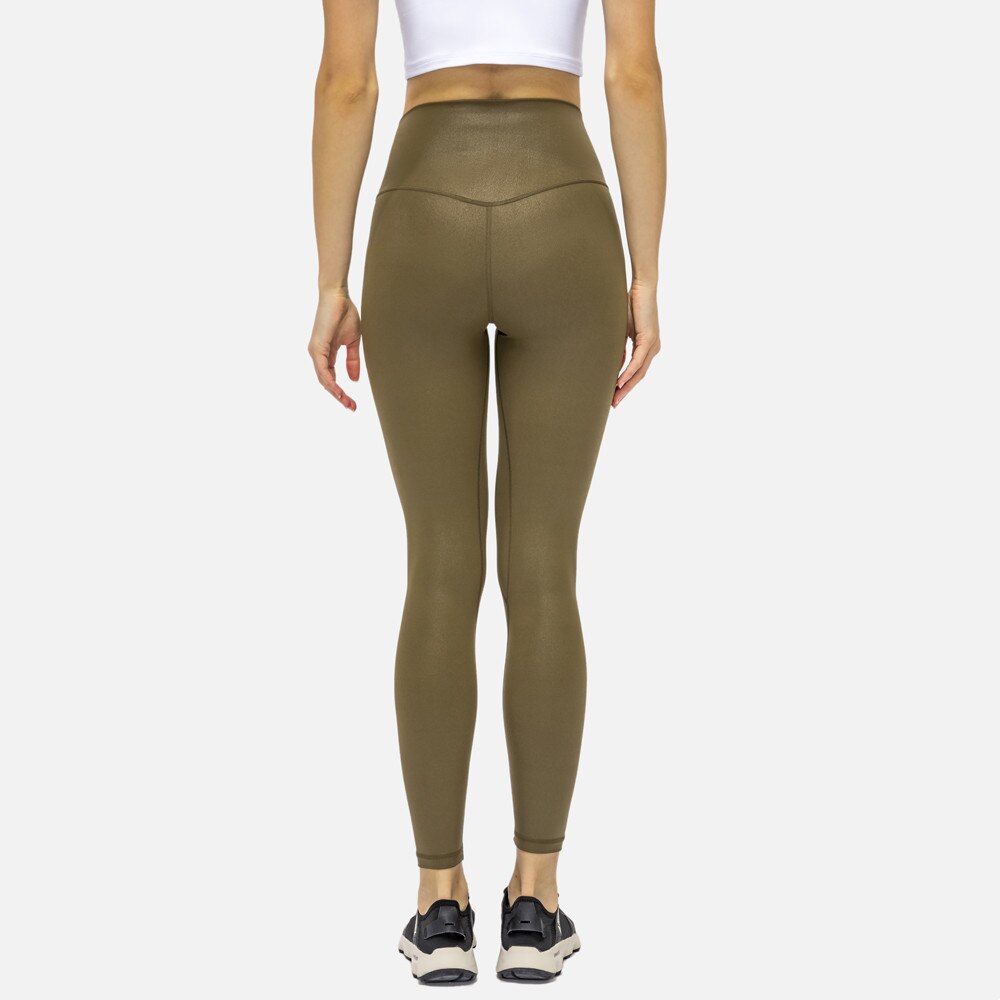 SHINBENE 25 High End Solid Nylon Yoga Pants Sport Leggings Women