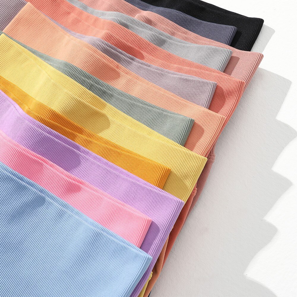 Seamless Compression Leggings with Scrunch Butt and Tummy Control High Waist - Image 2