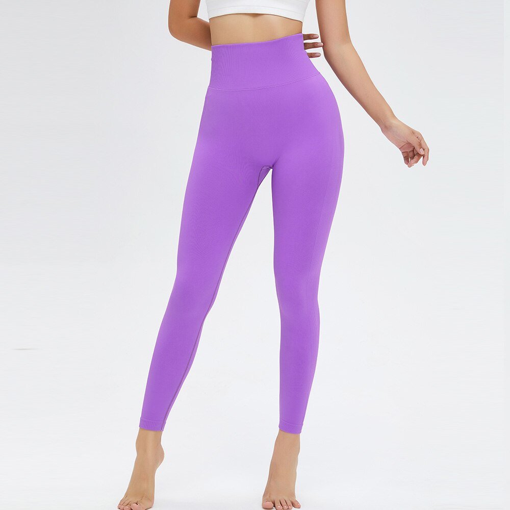 High Waist Tummy Control Scrunch Butt Compression Leggings - Image 10